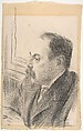 Portrait of the Marquis de Biron, Giovanni Boldini (Italian, Ferrara 1842–1931 Paris), Black chalk