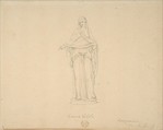 Veiled Ceres, Vincenzo Camuccini (Italian, Rome 1771–1844 Rome), Graphite
