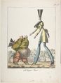 Well, Hello (Eh bonjour– donc–.), Charles Motte  French, Hand-colored lithograph; proof with the publisher's address and the dash at the end of the inscription added by hand in pen and brown ink
