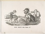 Why Don't You Take It?, Currier & Ives American, Lithograph