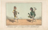 Implements Animated, Pl. 1, Dedicated to the Carpenters and Gardeners of Great Britain, Charles Williams  British, Hand-colored etching