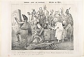 Fameux Jury de Peinture; Salon de 1841, Clément Pruche  French, Lithograph