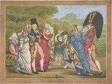 Les Invisibles (The Invisible Ones), William Brocas (Irish, ca. 1794–1868), Hand-colored etching with roulette