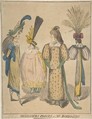 Waggoners Frocks or No Bodys of 1795, Isaac Cruikshank British, Scottish, Hand-colored etching