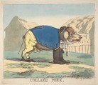 Collar'd Pork, Thomas Rowlandson British, Hand-colored etching