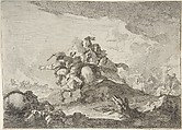 Cavalry Charge, Francesco Casanova (Italian, London 1727–1803 Brühl), Etching