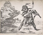 Watch Your Rear!!!!, from "Le Miroir", Eugène Delacroix  French, Lithograph; only state
