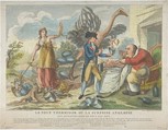 The Ninth of Thermidor, or the English Surprise, to Honest People of All Countries (Le Neuf Thermidor ou la surprise angloise, aux honnêtes gens to tous le pays), Jean-Baptiste Louvion French, Hand-colored etching