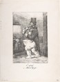 Entry, or Lord Fat Cheeks (Entrée, ou Milord-Gorju), Nicolas-Toussaint Charlet  French, Lithograph