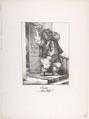 Exit, or Lord the Gob (Sortie, ou Milord-la Gob), Nicolas-Toussaint Charlet  French, Lithograph