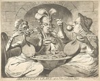 Monstrous Craws at a New Coalition Feast, James Gillray British, Etching and aquatint
