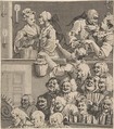 The Laughing Audience, William Hogarth British, Etching; fourth state of four
