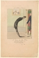 The Concave Petitioner: The Taste of the Day, no. 33 (Le Solliciteur Concave: Le Goût du Jour, No. 33), Anonymous, French, 19th century  French, Hand-colored etching