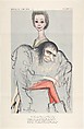 Sir Laurence Olivier and Viven Leigh (Heroes of our Time – 9), Ronald Searle British, Color lithograph