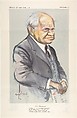 Lord Beaverbrook (Heroes of our Time – 6), Ronald Searle British, Color lithograph