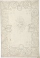 Design for Ceiling, Anonymous, French, 18th century, Graphite