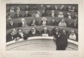 The Legislative Belly, Honoré Daumier  French, Lithograph on wove paper