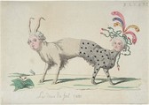 The Two Are But One (Les deux ne font qu'un), Anonymous, French, 18th century French, Hand-colored etching