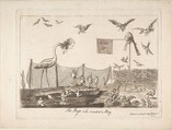 The Frogs Who Wanted a King, Anonymous, British, 18th century, Aquatint, etching and roulette