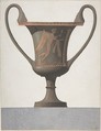 Greek Vase featuring Eros, Anonymous, French, 18th century, Watercolor