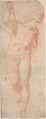 Hermaphrodite, Anonymous, Italian, mid-16th century Italian, Red chalk