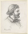Portrait of Merle, Anonymous, French, 19th century, Graphite