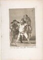 Plate 76 from "Los Caprichos": You understand?... well, as I say... eh! Look out! otherwise... (¿Està Umd...pues, Como digo..eh!  Cuidado! si no...), Goya (Francisco de Goya y Lucientes) (Spanish, Fuendetodos 1746–1828 Bordeaux), Etching, burnished aquatint
