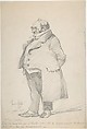 Caricature, Georges-Jules-Auguste Cain (French, Paris 1856–1919 Paris), Graphite