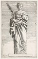 Standing Female Figure, Pierre Ignace Parrocel  French, Etching