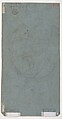 Standing Youth Leaning on a Long Staff (recto); Seated Man (verso), anonymous artist near Domenico Veneziano (Italian, active by 1438–died 1461 Florence), Brush and gray wash, highlighted with brush and white gouache, on faded blue paper (recto); faint black chalk sketch of a seated man (verso)