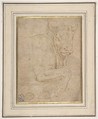 Head and Front Quarters of a Bull, Battista Franco (Italian, Venice ca. 1510–1561 Venice), Pen and brown ink, on beige paper