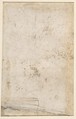 Standing Virgin with Child, Two Heads at Upper Right (recto); Sketch of Steps (verso), Battista Franco (Italian, Venice ca. 1510–1561 Venice), Pen and brown ink, over black chalk (recto); pen sketch of steps (?) (verso)