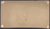 Design for a Stage Set at the Opéra, Paris, Eugène Cicéri (French, Paris 1813–1890 Fontainebleau), Graphite