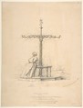 Woman seated on iron garden seat with canopy, Ferdinand Kirchgessner German, Graphite