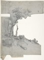 Design for a Stage Set at the Opéra, Paris, Eugène Cicéri (French, Paris 1813–1890 Fontainebleau), Graphite