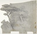 Design for a Stage Set at the Opéra, Paris, Eugène Cicéri (French, Paris 1813–1890 Fontainebleau), Graphite