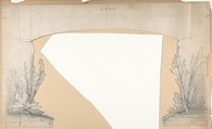 Design for a Stage Set at the Opéra, Paris, Eugène Cicéri French, Graphite