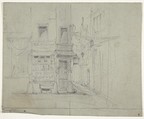 Design for a Stage Set at the Opéra, Paris, Eugène Cicéri (French, Paris 1813–1890 Fontainebleau), Graphite