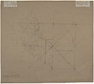 Two Seated Musicians (Recto); A Group of Figures Squared with Diagonal Lines (Verso), Camilo Innocenti (Italian, born 1861), Black chalk and graphite on heavy wove paper