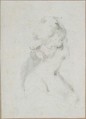 Head and shoulders of a Woman, Baron Dominique Vivant Denon (French, Givry 1747–1825 Paris), Black chalk