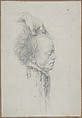 Severed head, said to be that of Maximilien-François-Marie-Isidore de Robespierre (1758-1794), guillotined July 28, 1794 (10 Thermidor, An II), Baron Dominique Vivant Denon (French, Givry 1747–1825 Paris), Graphite