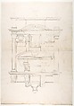 Tomb of Cecchino Bracci, S. Maria in Araceoli, Rome, Anonymous, French, 16th century  French, Black chalk, pen and brown ink