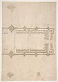 Design for Choir Stalls Showing the Entrance to the Choir through the Rood Screen, Anonymous, French, 16th century, Pen and brown ink, brush and brown wash