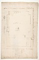 Tomb of Annia Regilla, plan (recto) Arch of the Argentarii, ornamental details, elevation (verso), Drawn by Anonymous, French, 16th century, Dark brown ink, black chalk, and incised lines