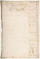 Portico at the Porta Carmentalis, Tuscan capital and entablature, elevation; pier, section, detail (recto) S. Prassede, Quadriportico, Doric capital, elevation; Palazzo Massimo alle Colonne, column shaft, profile (verso), Drawn by Anonymous, French, 16th century, Dark brown ink, black chalk, and incised lines