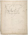Arch of Camigliano, cornice, elevation in profile, ornamental detailing (recto) Unidentified, Doric capital; Arch of Camigliano, cornice, profile, sketch (verso), Drawn by Anonymous, French, 16th century, Dark brown ink, black chalk, and incised lines