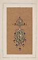 Design from the Workshop of Froment-Meurice, Jacques-Charles-François-Marie Froment-Meurice French, Gouache and gilt over graphite