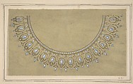 Design from the Workshop of Froment-Meurice, Jacques-Charles-François-Marie Froment-Meurice French, Gouache and gilt over graphite