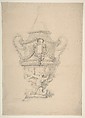 Design for a two-handled vase from the Workshop of Froment-Meurice, Jacques-Charles-François-Marie Froment-Meurice French, Graphite