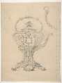 Design from the Workshop of Froment-Meurice (recto); Studies for covered pots and ewers (verso), Workshop of Jacques-Charles-François-Marie Froment-Meurice (French, 1864–1948), Graphite